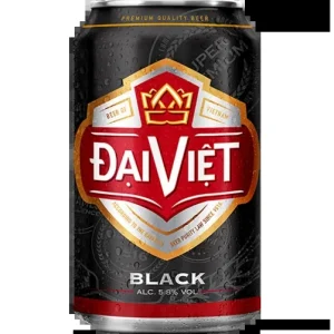 Bia lon Black Đại Việt 330ml