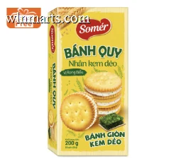 SOMÉR Bánh quy kem dẻo vị rong biển 200g