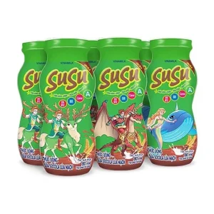Sữa Sôcôla Lúa Mạch SuSu – Lốc 6 Chai 80ml