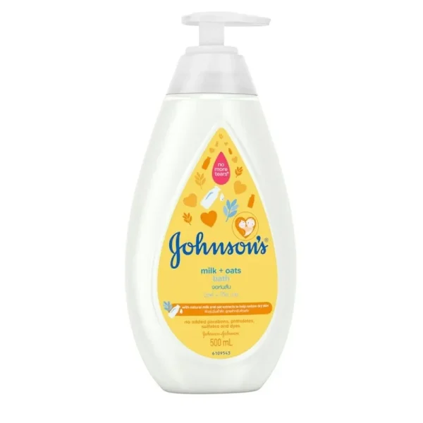 Sữa tắm chứa sữa & yến mạch Johnson chai 500ml