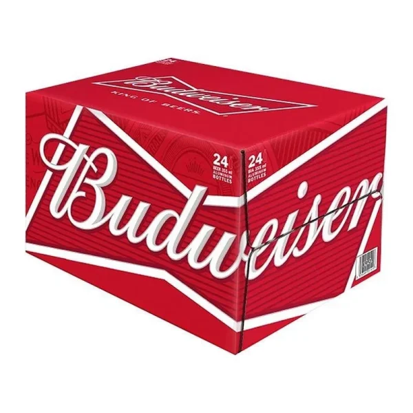 Thùng 24 chai bia Budweiser Aluminium 355ml