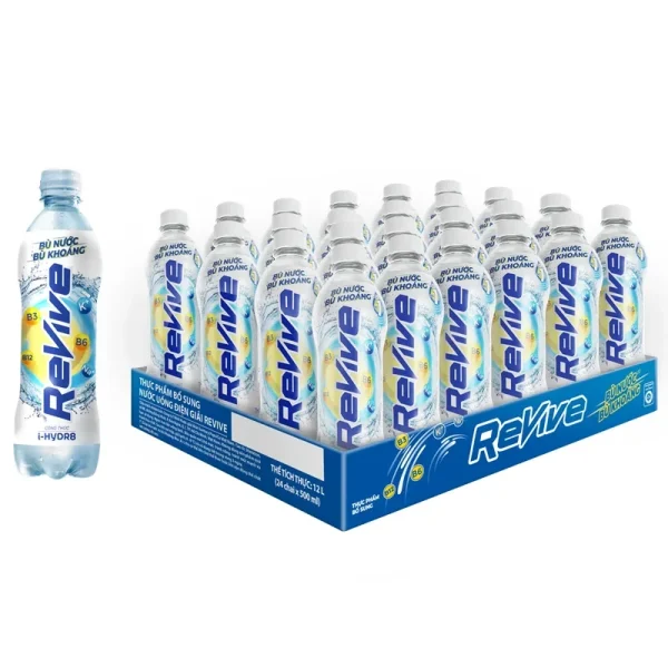 Thùng 24 chai nước uống Isotonic 7 Up Revive 500ml