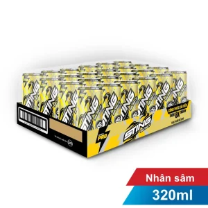 Thùng 24 lon nước tăng lực STING 330ml/320ml